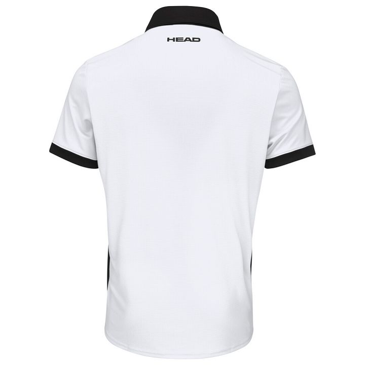 Head Slice Polo White / Black